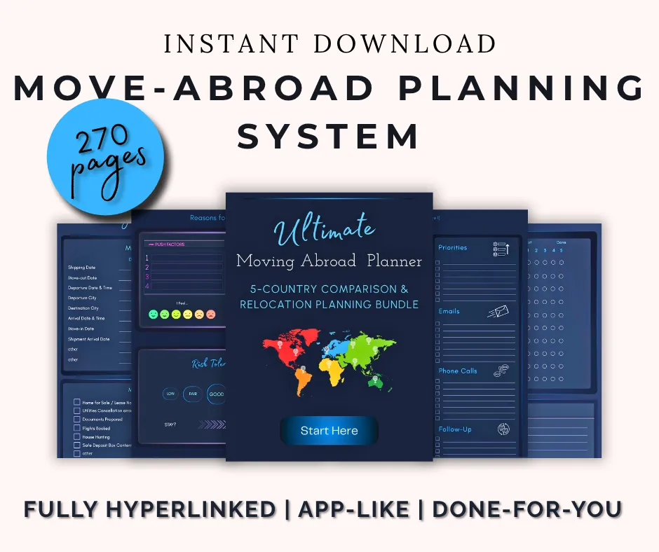 moving abroad 5-country comparison planner